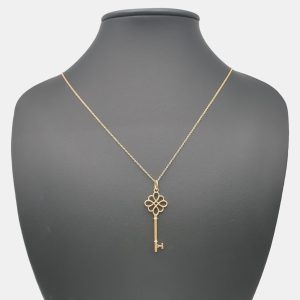 Tiffany & Co. Rose Gold Knot Key Pendant, Necklaces - Luxury Closet catalog