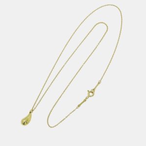 Tiffany & Co. Yellow Gold Elsa Peretti Teardrop Pendant Necklace, Necklaces - Luxury Closet catalog