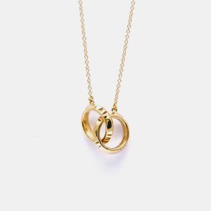 Tiffany & Co. 18K Rose Gold Atlas X Closed Interlocking Pendant Necklace, Necklaces - Luxury Closet catalog