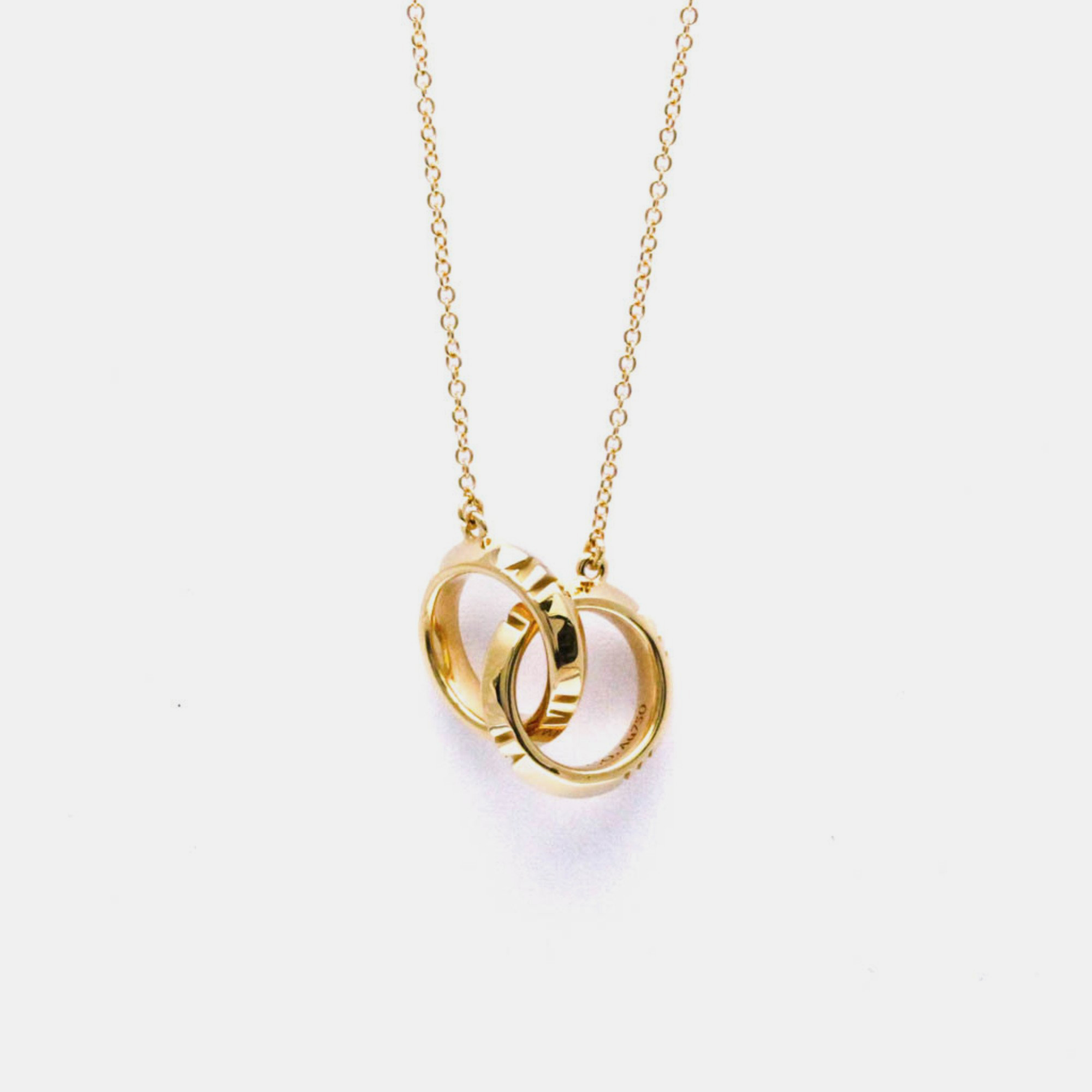 Tiffany & Co. 18K Rose Gold Atlas X Closed Interlocking Pendant Necklace, Necklaces - Luxury Closet catalog