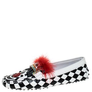 Tod's Multicolor Leather and Fur Gommino Circus Loafers Size 40, Loafers & Slip-Ons - Luxury Closet catalog