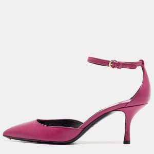 Tom Ford Purple Leather Ankle Strap D'orsay Pumps Size 39, Pumps - Luxury Closet catalog