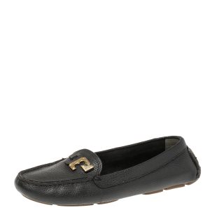 Tory Burch Black Leather Slip on Loafers Size 38, Loafers & Slip-Ons - Luxury Closet catalog