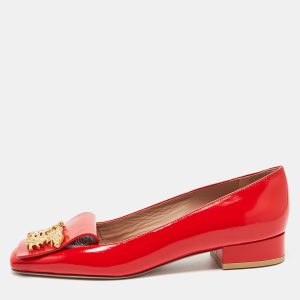 Valentino Red Patent Leather Buckle Detail Pumps Size 40, Pumps - Luxury Closet catalog
