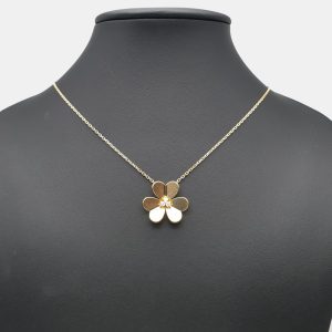 Van Cleef & Arpels 18K Yellow Gold and Diamond Frivole Pendant Necklace, Necklaces - Luxury Closet catalog