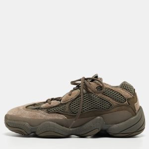 Yeezy x Adidas Brown Suede and Mesh 500 Clay Brown Sneakers Size 39 1/3, Athletic Shoes & Sneakers - Luxury Closet