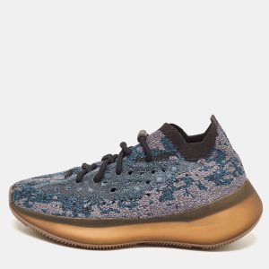 Yeezy x adidas Blue/Grey Knit Fabric Boost 380 Covellite Low Top Sneakers Size 38, Athletic Shoes & Sneakers - Luxury Closet