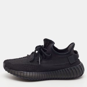 Yeezy x Adidas Black Fabric Boost 350 V2 Cinder Sneakers Size 38, Athletic Shoes & Sneakers - Luxury Closet