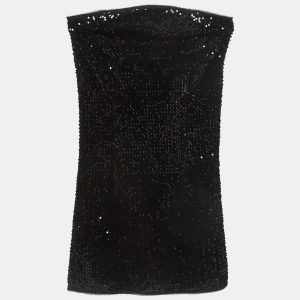 Zadig & Voltaire Black Sequined Tube Mini Dress M, Dresses - Luxury Closet catalog