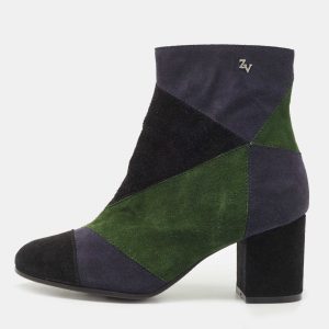 Zadig & Voltaire Multicolor Suede Ankle Length Boots Size 36, Athletic Shoes & Sneakers - Luxury Closet