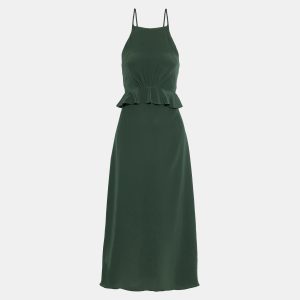 Zimmermann Green Silk Midi Dress XXS (SIZE 0P), Dresses - Luxury Closet catalog
