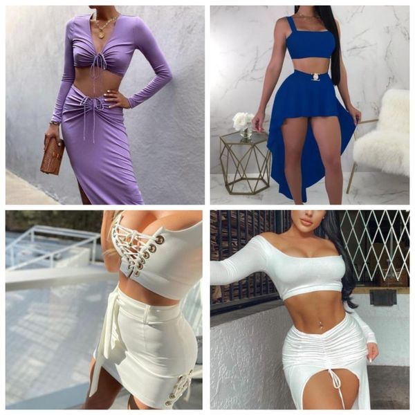Women's Two-Piece Sets: Skirt and Top Women's Two-Piece Sets: Skirt and Top