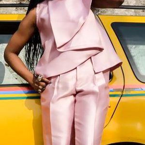 Urban Plain Crew Neck Regular Fit Shirt, Blouses and Shirts, color:Dusty Pink|size:XXL, Stylewe