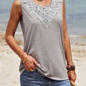 Cotton V Neck Holiday Shirt & Top, Tank Tops & Camis, Roselinlin - Online Catalog