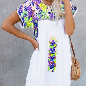 Short Sleeve Women Dress, Midi Dresses, Roselinlin - Online Catalog