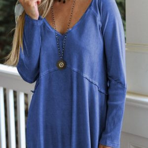 Vintage Cotton-Blend T-shirt, Blouses & Shirts, Roselinlin - Online Catalog