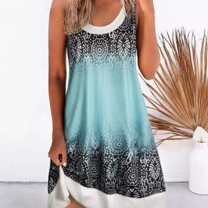 Tribal Holiday Sleeveless Dresses, Midi Dresses, Roselinlin - Online Catalog