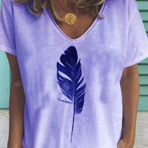Women Casual Printed Short Sleeve Tee, Tees & T-shirts, Roselinlin - Online Catalog