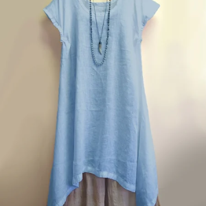 Crew Neck Women Dresses Shift Daytime Solid Dress, Midi Dresses, Roselinlin - Online Catalog
