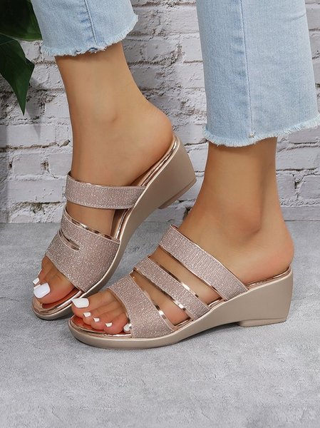 Pu Casual Summer Slide Sandals, Sandals & Slippers, Roselinlin - Online Catalog