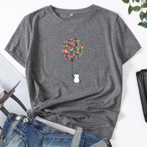 Crew Neck Casual T-shirt, Tees & T-shirts, Roselinlin - Online Catalog