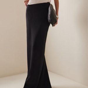 Plain Urban Regular Fit Skirt, Skirts, color:Black|size:XXL, Stylewe