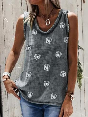 Bateau/boat Neck Sleeveless Shirt & Top, Tank Tops & Camis, Roselinlin - Online Catalog