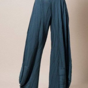 Floral-Print Ombre/tie-Dye Pants, Pants, Roselinlin - Online Catalog