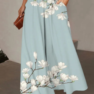 Loose Floral Casual Pants, Pants, Roselinlin - Online Catalog