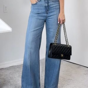 Regular Fit Denim Plain Casual Jeans, Jeans, color:Denim Blue|size:XXL, Stylewe