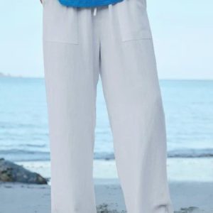 Plain Casual Pants, Pants, Roselinlin - Online Catalog