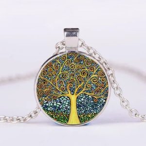 Women's Fashion Tree Graphic Jewelry Necklace, Necklaces, Lilicloth.com