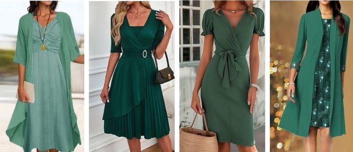 What to wear with a green dress inspiration ideas What to wear with a green dress inspiration ideas