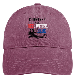 Courtesy Of The Red White And Blue Sun Hat, Men's Hats, Lilicloth.com