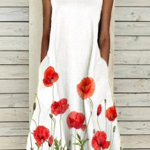 Boho Sleeveless Women Dress, Maxi Dresses, Roselinlin - Online Catalog