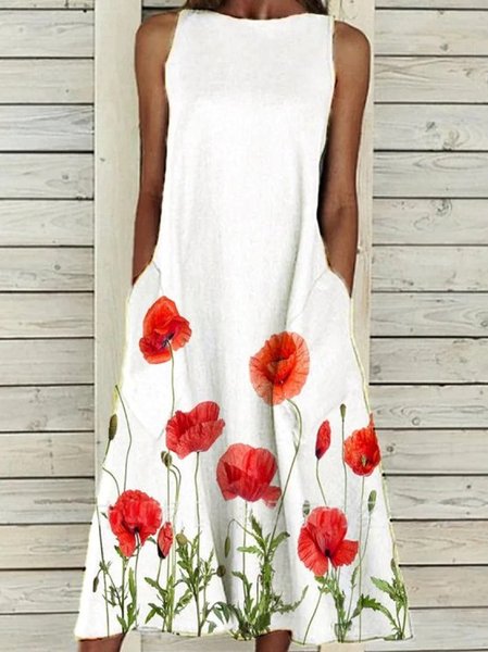 Boho Sleeveless Women Dress, Maxi Dresses, Roselinlin - Online Catalog