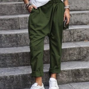 Casual Bottoms Pockets Summer Women Long Pants, Pants, Roselinlin - Online Catalog