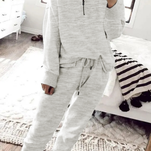 Casual Crew Neck Two-Piece Set, Suits, Roselinlin - Online Catalog