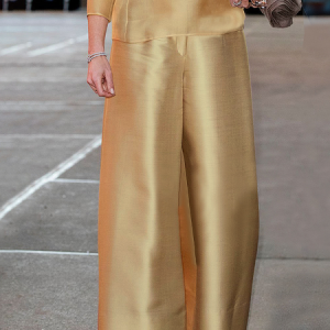 Loose Urban Long Pants Straight pants, Pants, color:Yellow|size:XXL, Stylewe