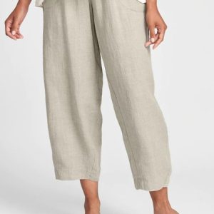 Plain Pockets Loosen Casual Pants, Pants, Roselinlin - Online Catalog