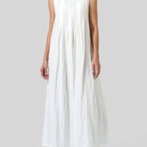 Casual Round Neck Women Dress, Maxi Dresses, Roselinlin - Online Catalog