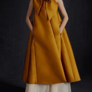 Plain Sleeveless Loose Elegant Long Dress, Maxi Dresses, color:Yellow|size:XXL, Stylewe