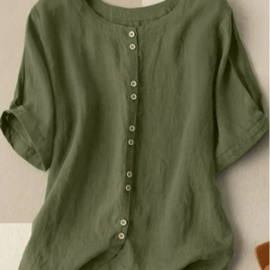 Cotton Casual Loose Blouse, Blouses & Shirts, Roselinlin - Online Catalog