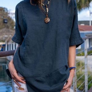 Half Sleeve Top, Blouses & Shirts, Roselinlin - Online Catalog
