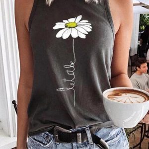 Cotton-Blend Casual Sleeveless Tank & Cami, Tank Tops & Camis, Roselinlin - Online Catalog
