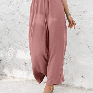 Casual Plain Loose Pants, Pants, Roselinlin - Online Catalog