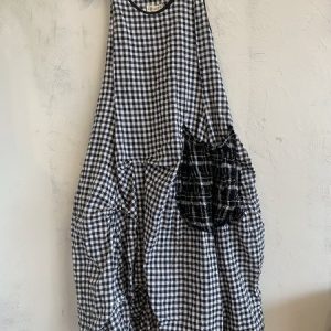 Checkered Summer MIdi Women Dress With Pockets, Midi Dresses, Roselinlin - Online Catalog