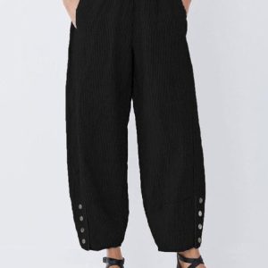 Women Striped Casual Long Pants, Pants, Roselinlin - Online Catalog