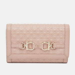 Aigner Pink Logo Embossed Leather Compact Wallet, Wallets & Money Clips - Luxury Closet catalog