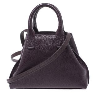 Akris Purple Leather Crossbody Bag, Shoulder Bags - Luxury Closet catalog